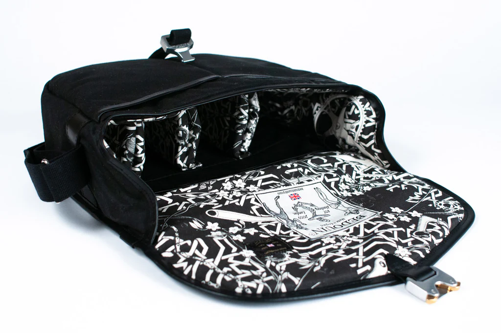 Barbarossa - Black messenger bag view 5