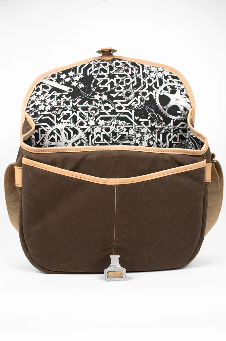 Barbarossa - Khaki messenger bag view 4