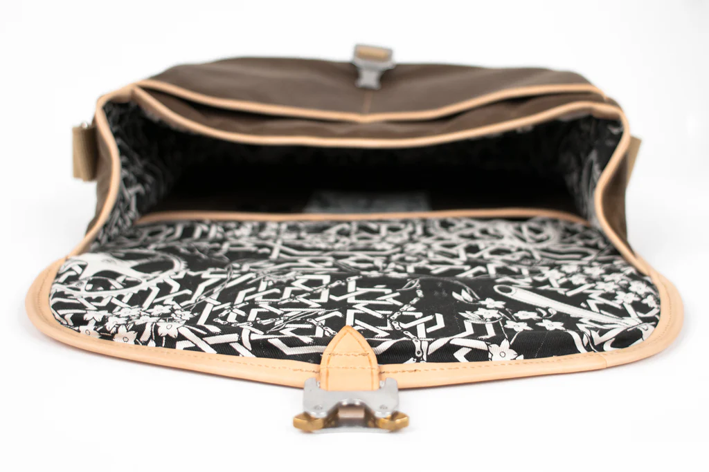 Barbarossa - Khaki messenger bag view 6