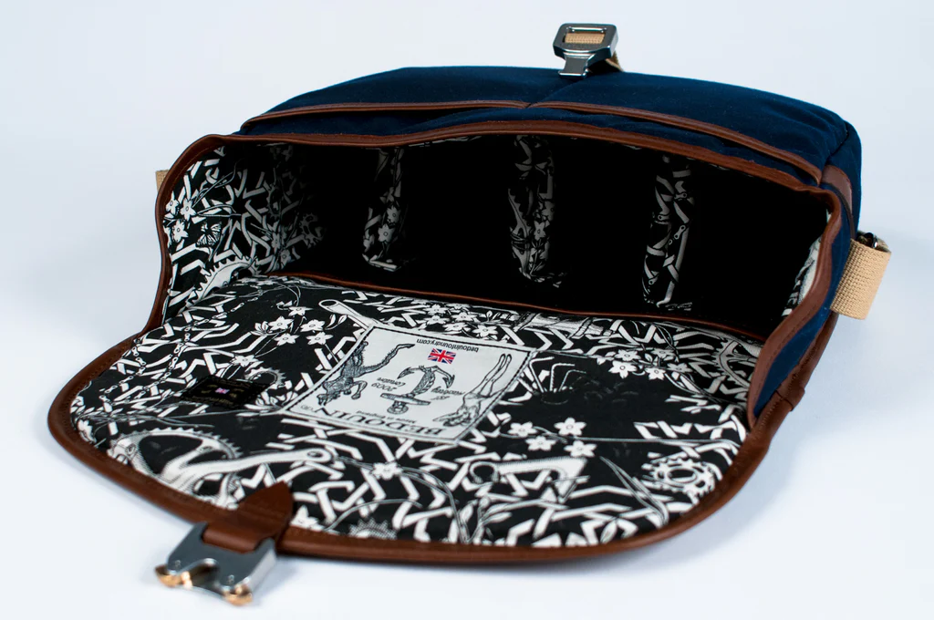 Barbarossa - Navy messenger bag view 6