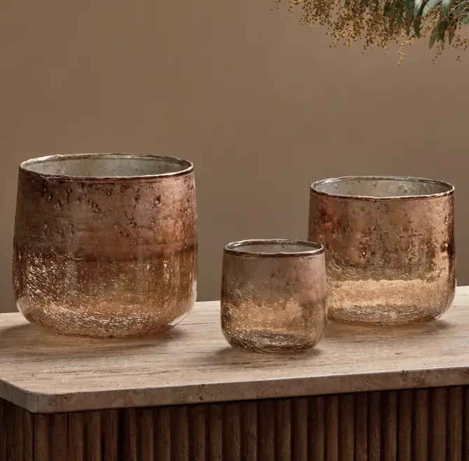 Omari Mango Wood Candlestick set view 2