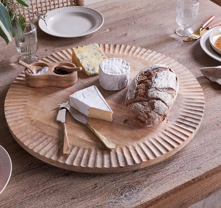 Soria Mango Wood Lazy Susan